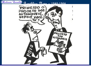 O maior conflito da história
República Nova – 1945-1964
 