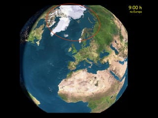 9:00 h  na Europa 
