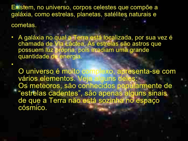 Quais Os Astros Celestes Que Compõem Uma Galáxia