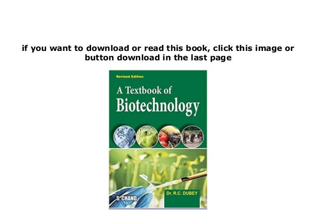 ((Download)) library^^@@ A Textbook of Biotechnology 4th Rev Edn 2006…