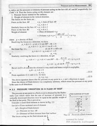 A text book of fluid mechanics and hydraulic machines dr. r. k. bansal ...