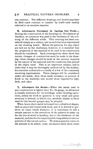 A textbook on sheet metal pattern drafting volume 2 1901