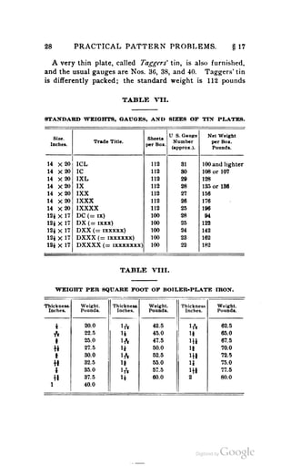 A textbook on sheet metal pattern drafting volume 2 1901