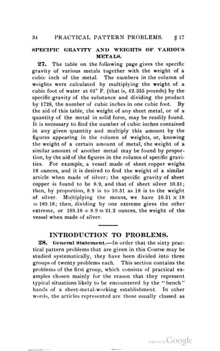A textbook on sheet metal pattern drafting volume 2 1901