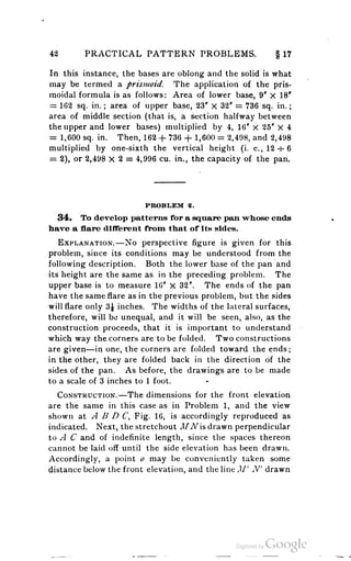 A textbook on sheet metal pattern drafting volume 2 1901