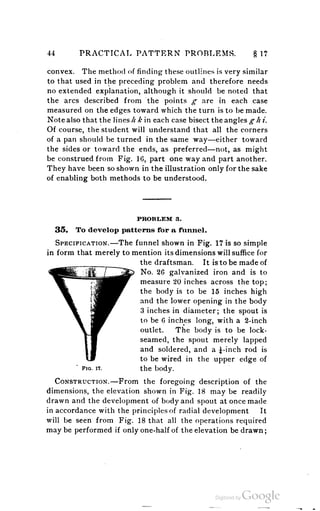 A textbook on sheet metal pattern drafting volume 2 1901