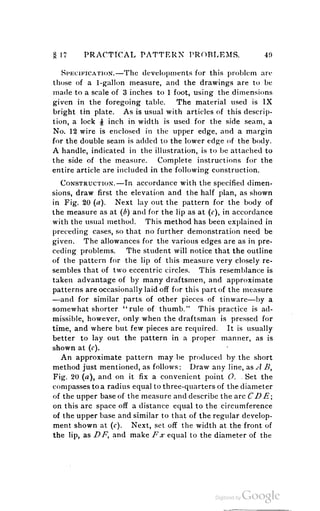 A textbook on sheet metal pattern drafting volume 2 1901