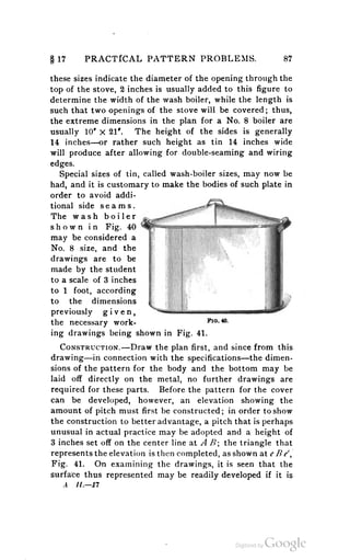 A textbook on sheet metal pattern drafting volume 2 1901