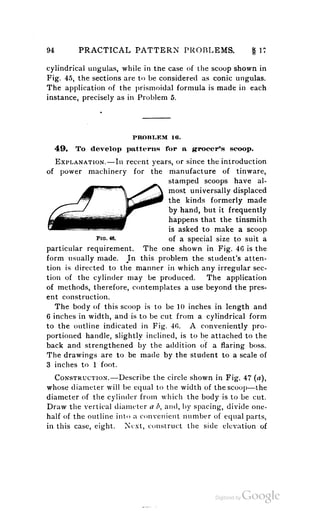 A textbook on sheet metal pattern drafting volume 2 1901