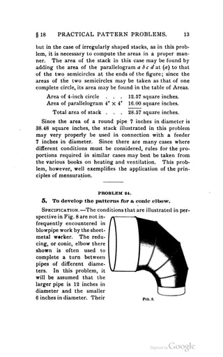 A textbook on sheet metal pattern drafting volume 2 1901