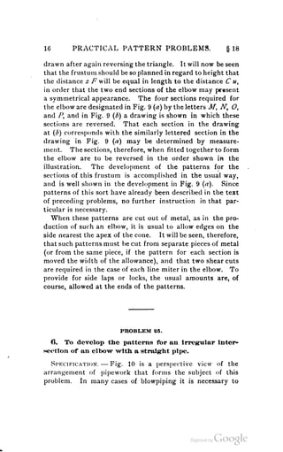A textbook on sheet metal pattern drafting volume 2 1901