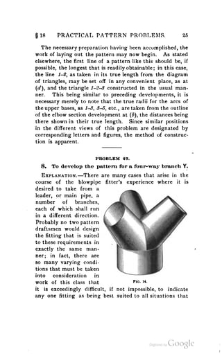 A textbook on sheet metal pattern drafting volume 2 1901