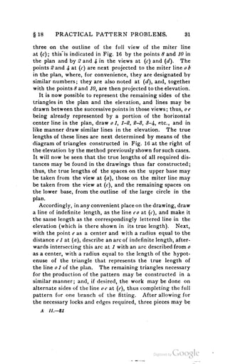 A textbook on sheet metal pattern drafting volume 2 1901