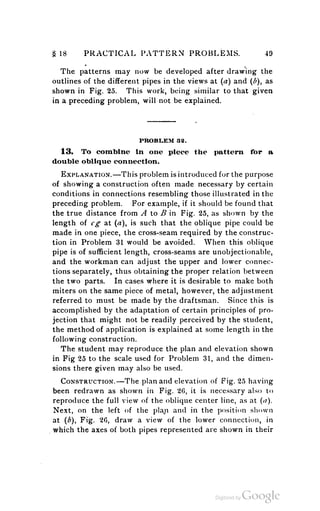 A textbook on sheet metal pattern drafting volume 2 1901