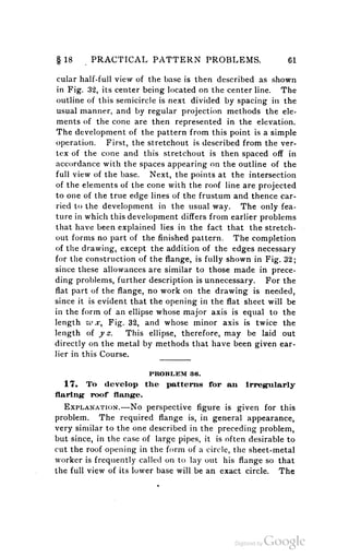 A textbook on sheet metal pattern drafting volume 2 1901