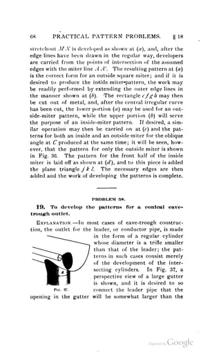 A textbook on sheet metal pattern drafting volume 2 1901