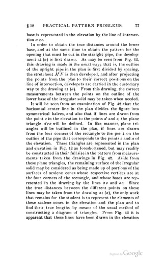 A textbook on sheet metal pattern drafting volume 2 1901