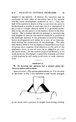 A textbook on sheet metal pattern drafting volume 2 1901