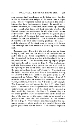 A textbook on sheet metal pattern drafting volume 2 1901