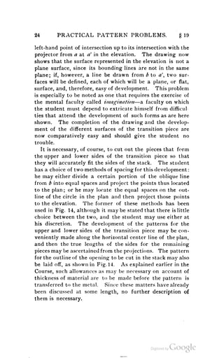 A textbook on sheet metal pattern drafting volume 2 1901