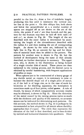 A textbook on sheet metal pattern drafting volume 2 1901