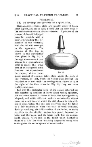 A textbook on sheet metal pattern drafting volume 2 1901