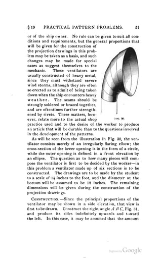 A textbook on sheet metal pattern drafting volume 2 1901