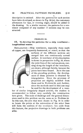 A textbook on sheet metal pattern drafting volume 2 1901