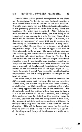 A textbook on sheet metal pattern drafting volume 2 1901