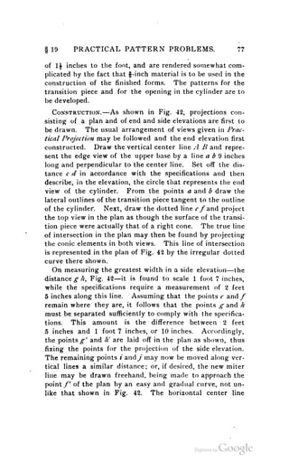 A textbook on sheet metal pattern drafting volume 2 1901
