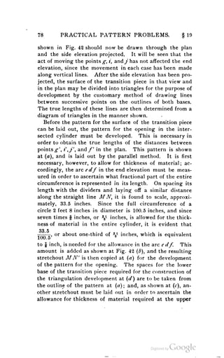 A textbook on sheet metal pattern drafting volume 2 1901