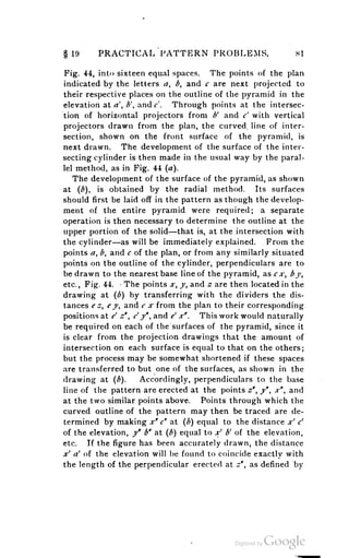 A textbook on sheet metal pattern drafting volume 2 1901