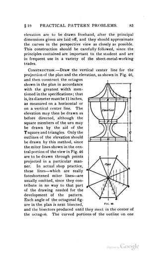 A textbook on sheet metal pattern drafting volume 2 1901