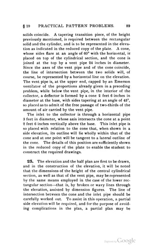 A textbook on sheet metal pattern drafting volume 2 1901