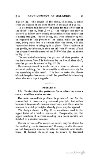 A textbook on sheet metal pattern drafting volume 2 1901