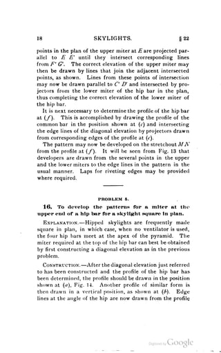 A textbook on sheet metal pattern drafting volume 2 1901