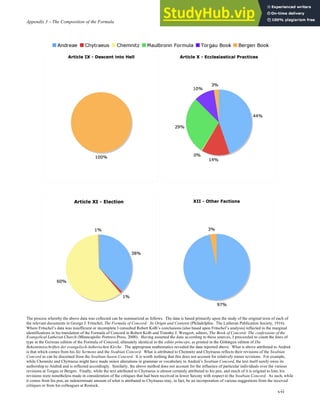 A Textual History Of The Development Of The Formula Of Concord | PDF