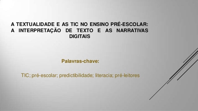 Ensino pré escolar Ensino pré escolar