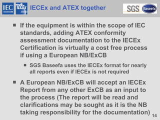 IECEx and ATEX (and other regional systems) | PDF