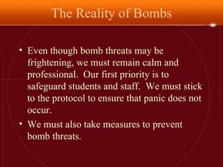 Atf bomb threats | PPT