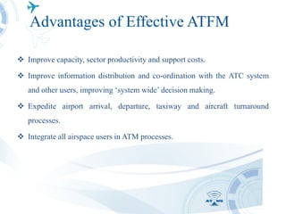 ATFM Presentation for the purpose of air traffic control | PPT