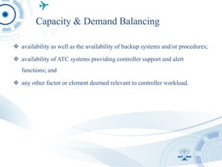 ATFM Presentation for the purpose of air traffic control | PPT