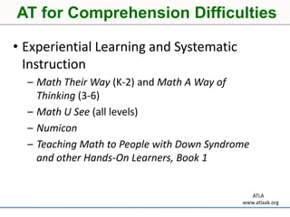 Diagnosis (medical, psychological, speech)        ATLAwww.atlaak.org