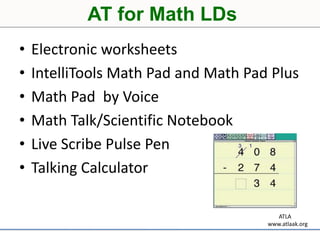 Step 1B - Tasks & Environments What math tasks? Examples: