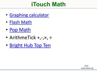 Algebra, geometry, trig, calculus