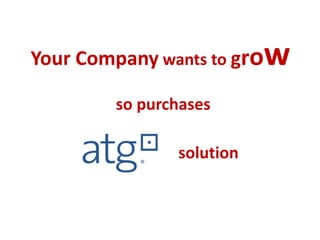 Your Company wants to grow
so purchases
solution
 