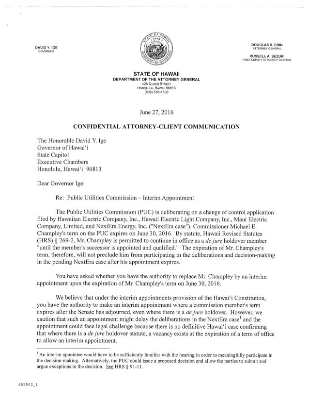 appointment letter general worker attorney general s letter to ige regarding puc appointment appointment letter general worker attorney general s letter to ige regarding puc appointment