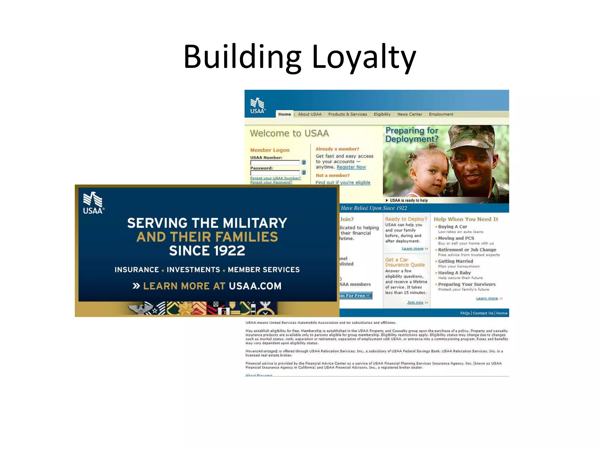 Building Loyalty 