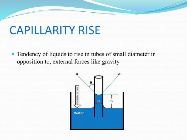 Fluid Properties Density , Viscosity , Surface tension & Capillarity ...