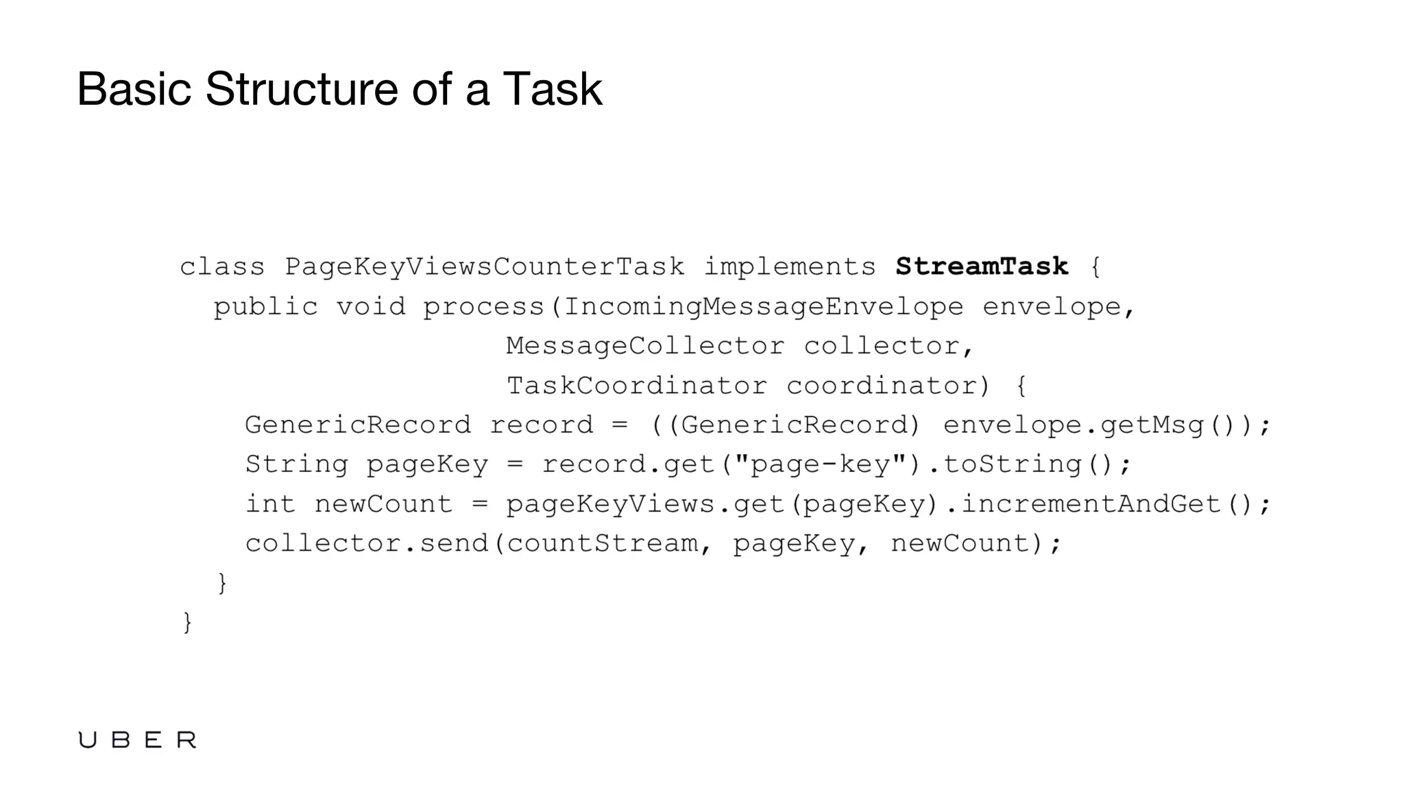 Basic Structure of a Task
 